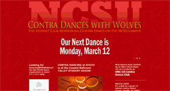 Desktop Screenshot of contradanceswithwolves.org